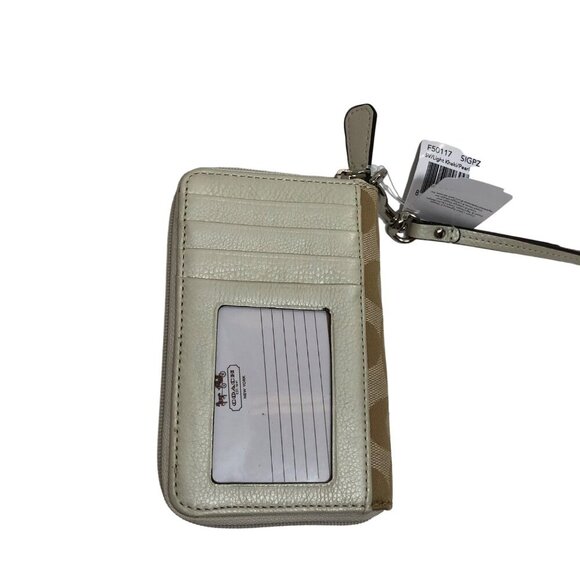 COACH SIGNATURE small WRISTLET / WALLET F50117NWT - Picture 5 of 8